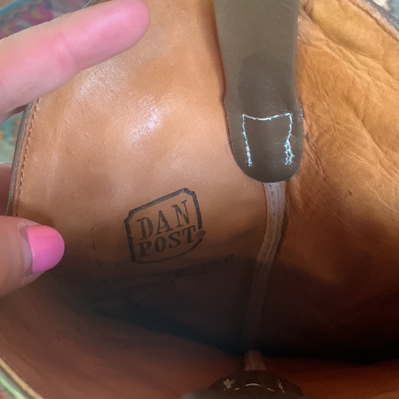 Dan Post Snake Skin Cowboy Boots - Picture 3 of 4